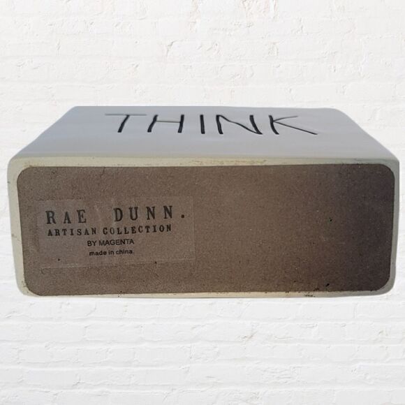 Rae Dunn Double Sided Think Evolve Block - Picture 7 of 9